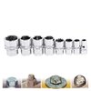 Powerbuilt 941323 8 Piece SAE Zeon Socket Set - with use for Standard, Rusted, Rounded Bolts and Nuts, Size from 1/4" to 3/4"
