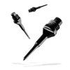Viper Dart Accessory: Tufflex II 1/4" Thread Soft Tip Dart Points, Black, 500 Pack