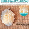 2 PCS Exfoliating Body Spa Bath Mitt for Men & Women - Loofah Sponge Brushes Pouf Bath Mesh Brush - Shower Scrubber Remove Dead Skin 5×7inchs