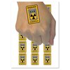 Radiate Positivity Radioactive Material Barrel Temporary Tattoo Water Resistant Fake Body Art Set Collection - 15 2" Tattoos (1 Sheet)