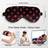 Samadhaan Silk Sleep Mask | 100% Mulberry Silk Eye Mask and Blindfold with Adjustable Strap - for Women and Men - Blocks Light - Pack of 1
