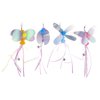 balacoo 4 Pcs Cat Teaser Wand Refill Kit, Butterfly Dragonflies Bee Teaser Toys Replacement for Cat Teaser Wand, Kitten Exercise Toys for Cat Dog Puppy