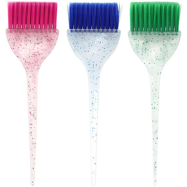 Kootinn 3-Piece Hairdressing Suite: Precision Applicator Brushes for Hair Dye & Styling - Salon-Quality Tools for Home and Professional Use