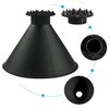 Magical Ice Scrapers for Car Windshield - 2 Pack Cone Magic Car Ice Scraper with Funnel, Round Snow Scraper