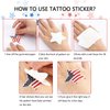 Whaline Independence day Temporary Tattoos 4th of July USA Theme Waterproof Tattoo Sticker American Flag Freedom Tattoo Decal Body Art Sticker for Patriotic Memorial Day Favors Face Arm Decor, 8 Sheet