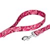 Country Brook Design® Pink Bone Camo Premium Dog Collar & Matching Leash Set - Military and Camo Collection with 16 Rugged Designs (1 Inch, Medium)