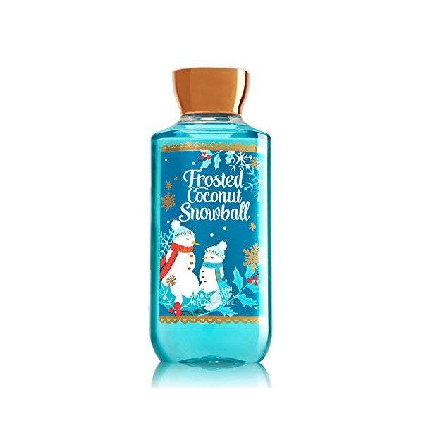 Bath and Body Works Frosted Coconut Snowball Shower Gel Body Wash 10 Ounce Full Size