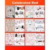 IDDFEVE 36 Sheets Varied Nail Art Stickers, All Holiday Variety Pack Seasonal Nail Decals, Self-Adhesive Pegatinas Uñas Colorful Design for Flowers Butterflies Luminous Star Halloween Christmas