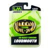 Loudmouth Football Mouth Guard - 3D Chrome Beast Football Mouthpiece, Fits Adult & Youth, Mouth Guard Football Accessories (3D Beast - Chrome Black/Gold)