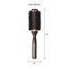 Cricket Fini Small Round Hair Brush Boar Nylon Bristle for Blow Drying Curling Styling Professional Stylist Brushes Ceramic Coated Barrel