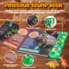 Dinosaur Toys,Dinosaur Sound Book with Pack of 12 Toy Figures,Realistic Roars,Interactive Perfect for Kids Dinosaurs Educational Toys for 3 4 5 6Year Old Boys&Girls