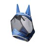 Harrison Howard CareMaster Pro Luminous Horse Fly Mask Standard with Ears UV Protection for Horse Royal Blue Full Size