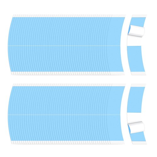 Quxddy 100Pcs Wig Tape for Lace Wigs Lace Wig Front Tape, Wig Tape Double Sided Ultra Hold, Lace Tape for Wigs Waterproof Clear Extra Hold, Lace Wig Tape for Man Woman (100)