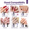 Gellen Nail Dehydrator for Acrylic and Gel Nail Polish Prevent Lifting, 15ml Acid-Free Nail Prep Dehydrator Base Varnish Manicure Bonder Liquid for UV Gel Supplies Set Home Salon Use