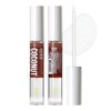 Kiss New York 3 PACK Lip Oil Gloss, Hydrating Non-Sticky Lip Oil, 100% Natural Oil Clear Lip Gloss, Lightweight Lip Moisturizer (Gold & Honey & Coconut)