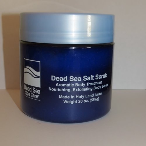 Body Scrub, 24 oz Raspberry Dry Salt Scrub, Dead Sea Spa Care