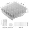 30 Slots Diamond Painting Storage Containers, Bead Organizer Box, Bead Storage Containers Plastic Diamond Painting Art Accessories Boxes Small Clear Embroidery Box for Craft Beads Rhinestones (1 Pack)