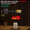 VONADO Light Kit Compatible with Lego-Bouquet-of-Roses-10328 Flowers Icons (Lights Only, No Models) Creative LED Lighting Set Compatible with Lego 10328 Valentines Roses Bouquet Building Set