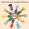 smilixin 20 Pack Hand Cream Gift Set,Hand Lotion Travel Size,Hand Cream for Women,Natural Plant Hand Cream For Dry Cracked Hands,Moisturizing Hand Care Cream,Hand Cream Travel Size with Natural Aloe
