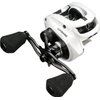 13 FISHING - Concept C2 - Low-Profile Baitcast Fishing Reel 200 Size- 8.3:1 - Right Hand Retrieve (Fresh+Salt) - C2-8.3-RH, White