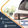 Magnet Me Up I Stand with Israel Israeli Flag Magnet Decal, 4x6 Inches, Blue and White, Heavy Duty Automotive Magnet for Car, Truck, SUV, or Any Other Magnetic Surface