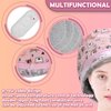 Heat Cap for Deep Conditioning, Adjustable Oil Treatment Electric Heat Hair Steamer Cap Intelligent Temperature Control Hair Care Hat Portable Hair SPA Cap Detachable Hair Care Tool for Home Use