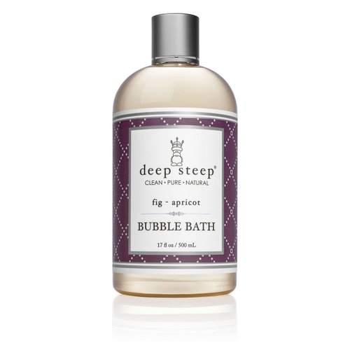 Deep Steep Bubble Bath, Fig Apricot, 17 Ounce