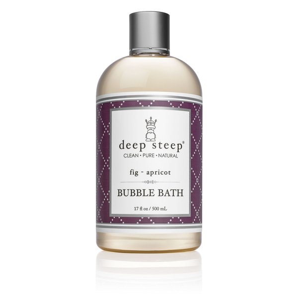 Deep Steep Bubble Bath, Fig Apricot, 17 Ounce