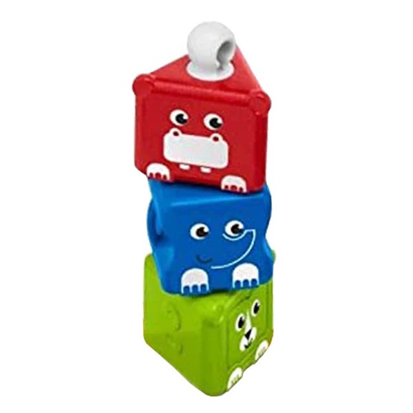Replacement Parts for Fisher-Price 3-in-1 Spin & Sort Activity Center - FWY39 ~ Replacement Stacking Toys ~ Green Triangle, Blue Square and Red Triangle