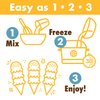 Premium Vanilla Ice Cream Starter Mix for ice cream maker. Simple, easy, delicious. From gourmet mix to maker in 5 minutes. Makes 4 creamy quarts. Made in USA. (2/12.3 oz boxes)