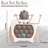 Triceratops Quick Push Pop Game It Fidget Toys Pro for Kids Adults, Handheld Game Fast Puzzle Game Machine, Push Bubble Stress Toy, Party Favors, Birthday Gifts for Boys and Girls (Triceratops)