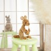 CozyWorld Mother's Day Stuffed Animals Kangaroo Cute Kangaroo Plush Toys with Baby in Pouch for Kids Preschool BirthdayThanksgiving for Kids, Brown, 10.5’’
