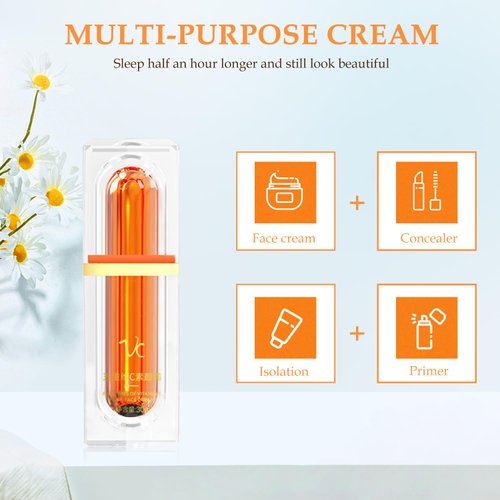 BSMAX Five Vitamin C Tone-Up Cream, Five Vitamin C Cream, Five Vitamin C BB Cream, Five Vitamin C Natural Makeup Cream, Vitamin C Tone-Up Lazy Concealer Face Cream (1pcs)