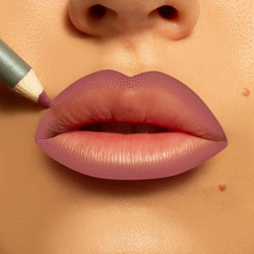 KAB Cosmetics Lip Liner - Easy-to-Sharpen Lip Pencil with Long-Lasting Formula (Sweetheart liner)