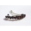 Red Tiger's Eye French Barrette Hair Clip