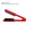 Clamp Hair Brush, Hair Straightening Comb Bristle Double Sided Brush for Hair Hair Straightener Comb Double Brushes Comb Hair Styling Brush Hair Clamp Combs for Wide Wavy Curly Hair Styling Tools