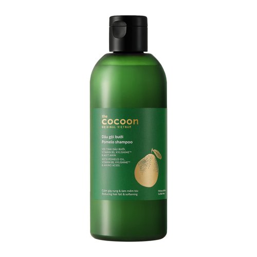 Cocoon Pomelo Essential Oil Shampoo with Xylishine & Amino Acid | Sulfate Free Vegan Treatment to Soften, Reduce Loss & Volumize Hair Growth | for Thinning, Damaged & Breakage Hair (10.5 fl oz)