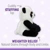 Warm Pals - Bamboo Panda - 1.5lbs - Cozy Microwavable Lavender Scented Plush Toys - Heated Stuffed Animal - Heatable Coolable Bedtime Comfort Plushie