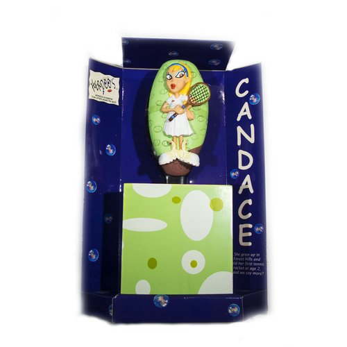 Herdoo's Candace Tennis Girl Whimsical Hair Brush and Display Box Set