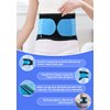 Waist Back Support Belt for Women Men,TIMTAKBO Lower Back Brace Lumbar Support for Lower Back Pain Relief,Adjustable Flexible Sport Girdle Waist Support Belt(Black/Blue,S/M Fit Belly 23.5"-31.5")