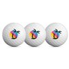 O'RINN GOLF Golf Retirement Gifts for Men and Women - 3 Pack Funny Golf Balls for Dad, Mom, Son, Boss, Coworker and Employee with 3 Messages | Retired Men and Womens Golf Balls | Funny Golf Gifts