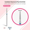 Rolybag Cuticle Nail Drill Bits Needle Shape Cuticle Drill Bit for Nail Diamond Drill Bits 3/32” Professional Safety Cuticle Clean Drill for Electric Remove Cuticle Dead Skin Manicure Tools (Medium)