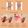 Yeweian Contour Beauty Wand, Liquid Face Concealer Contouring with Cushion Applicator, Natural Matte Finish, Lightweight Blendable Cream Bronzer Stick Makeup, Cruelty-free（Contour）