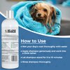 USDA Organic Dog Shampoo, Conditioner & Detangler - Best Shampoo for Goldendoodles, Poodles & Doodles - for Matted Pet Hair - Sensitive Skin Shampoo for Puppies - Made in The USA, 16OZ (Lavender)