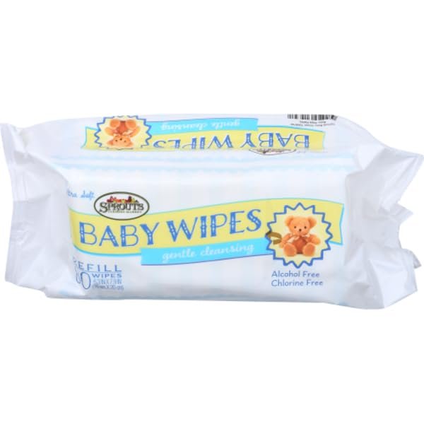 Sprouts Gentle Cleansing Baby Wipes - 80 ct (6-pack, 320 wipes total)