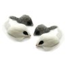 Kats'N Us Real Rabbit Fur Long Hair Mouse Cat Toy - 4pk