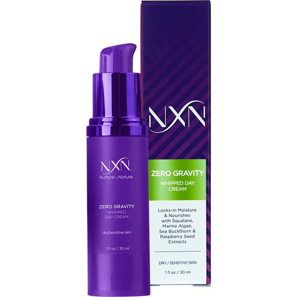 NXN Whipped Day Cream Face Moisturizer with Natural Retinol, Squalane & Grapeseed Oil - Anti Aging Facial Formula for Dry/Sensitive Skin, USA Made