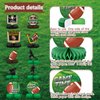 10PCS Football Party Decorations Football Table Centerpiece Football Honeycomb Centerpieces Table Toppers for Football Birthday Party Football Gameday Tailgate Party Supplies