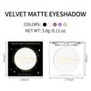 Erinde Single White Matte Eyeshadow Palette, Velvet Eye Shadow Compact Powder Primer Base Makeup, Long-Lasting Eye Makeup, Ultra-Blendable, Pigmented Color, Vegan Formula, 02# WHITE SWAN
