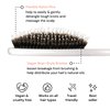 INH Paddle Brush | Detangling Soft Bristle Hair Brush Wet or Dry, Smoothing Faux Boar Bristle Brush for Thick Hair, Vegan | Insert Name Here